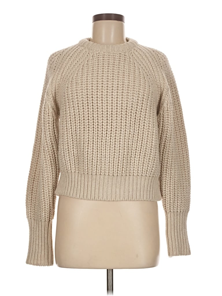 Pre-owned Zara Pullover Sweater In Tan