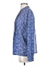 HD in Paris 100% Polyester Blue Long Sleeve Blouse Size 4 - photo 5