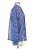 HD in Paris 100% Polyester Blue Long Sleeve Blouse Size 4 - photo 4