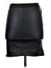 Helmut Lang 100% Leather Solid Black Leather Skirt Size 4 - photo 2
