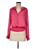 Catherine Malandrino 100% Polyester Pink Long Sleeve Blouse Size M - photo 1