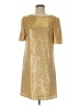 Assorted Brands 100% Polyester Metallic Gold Cocktail Dress Size M - photo 1
