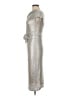 VICI Metallic Silver Cocktail Dress Size M - photo 5