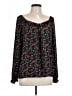 Papermoon 100% Polyester Black Long Sleeve Blouse Size L - photo 1