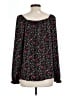 Papermoon 100% Polyester Black Long Sleeve Blouse Size L - photo 2