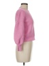 Shareen Collections 100% Cotton Solid Pink Pullover Sweater Size 6 - photo 4