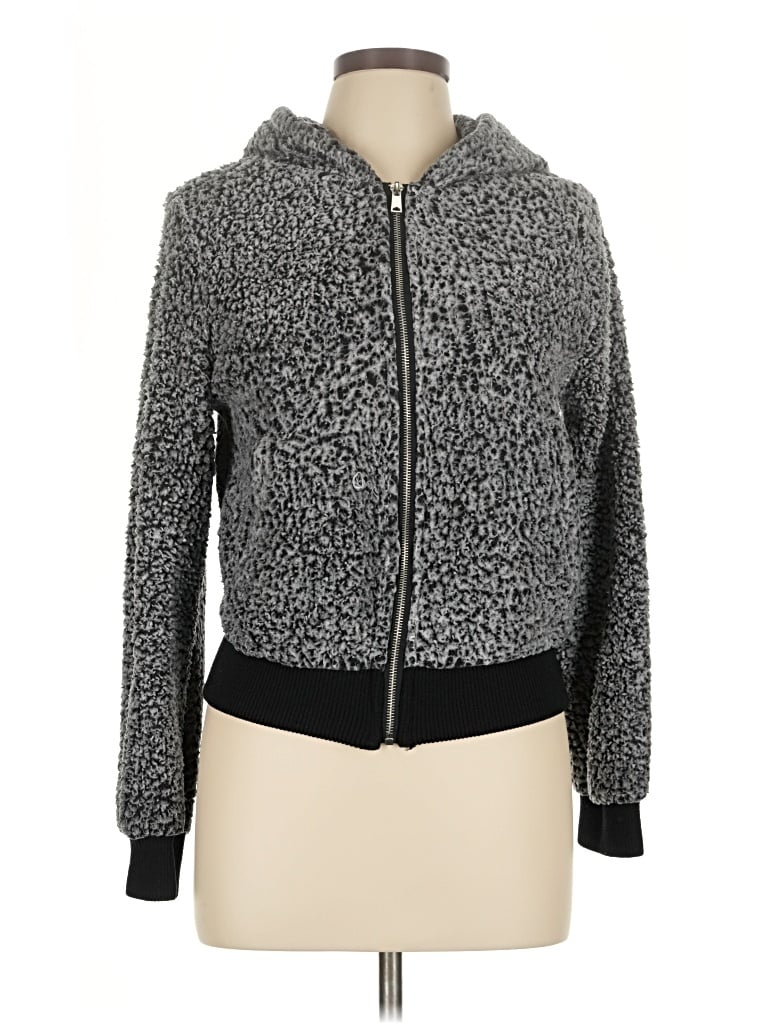 Pre-owned Love Tree Zip Up Hoodie In Gray