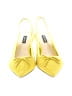 Nine West 100% Leather Yellow Heels Size 9 - photo 2