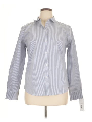 Liz Claiborne Long Sleeve Button-Down Shirt (view 1)