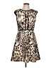 Studio One Animal Print Tan Cocktail Dress Size 10 (petite) - photo 1