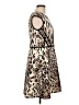 Studio One Animal Print Tan Cocktail Dress Size 10 (petite) - photo 4