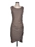 Leith Solid Gray Casual Dress Size L - photo 1