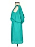 TOBI 100% Polyester Solid Teal Casual Dress Size XS - photo 5