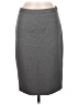 Thalian Solid Gray Casual Skirt Size 6 - photo 1