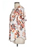 Torrid Floral Ivory 3/4 Sleeve Blouse Size Lg Plus (0) - photo 5