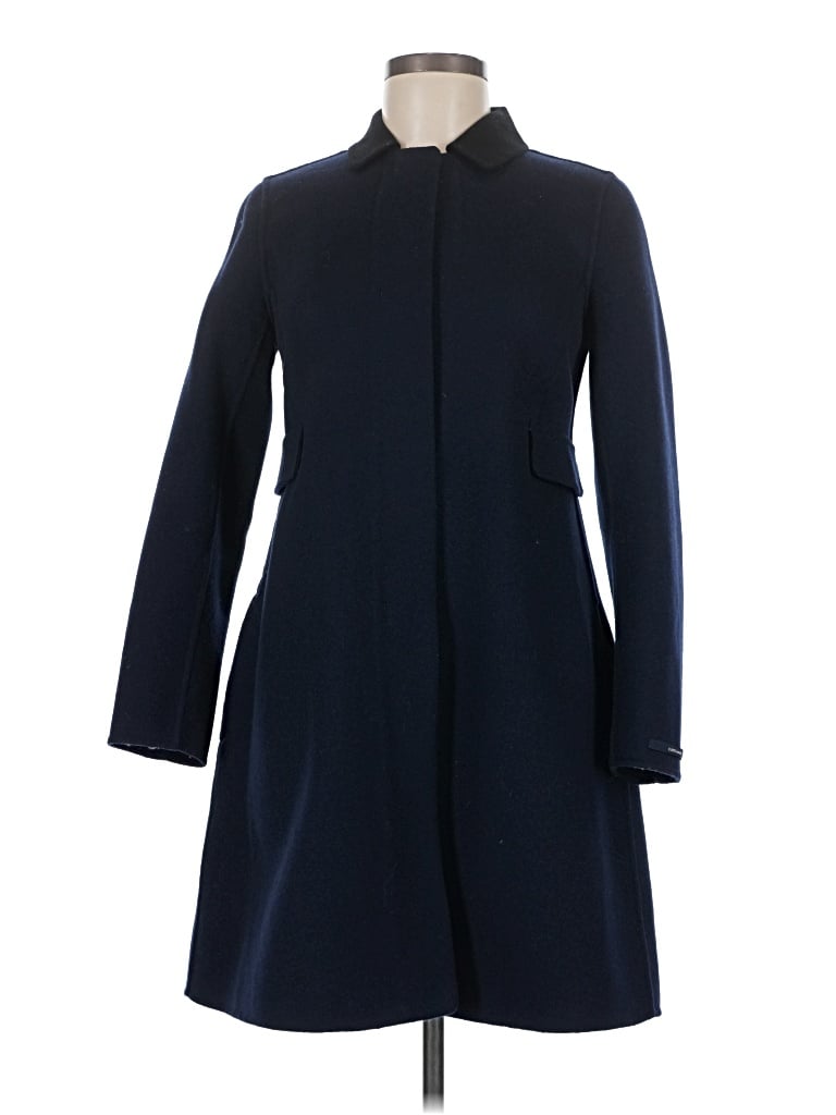 Click to view more detailed imagery on our partner's website Pre-owned S Max Mara ' Wool Coat In Blue