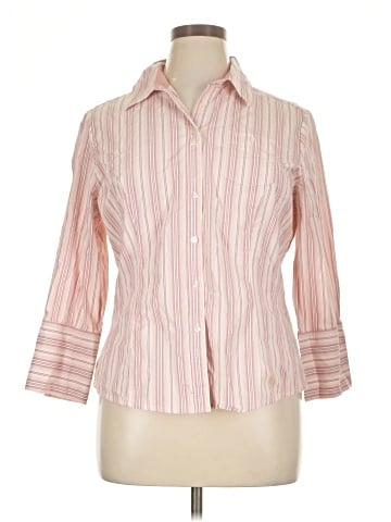 Riders 3/4 Sleeve Button-Down Shirt (view 1)