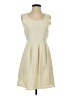 Maison Jules Solid Ivory Casual Dress Size S - photo 1