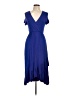 Assorted Brands Blue Cocktail Dress Size L - photo 1