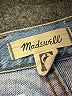 Madewell 100% Cotton Color Block Blue Jeans Size 26 waist - photo 4