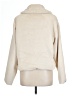 Lili Sidonio Molly Bracken 100% Polyester Solid Ivory Coat Size L - photo 2