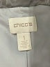 Chico's Metallic Animal Print Silver Jacket Size Med (1) - photo 6