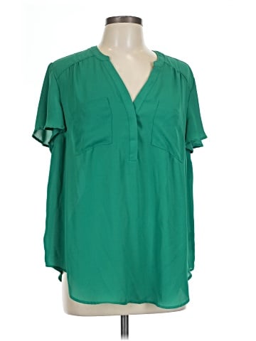Torrid 3/4 Sleeve Blouse (view 1)