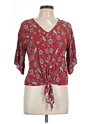 Karen Kane Short Sleeve Blouse (view 1)