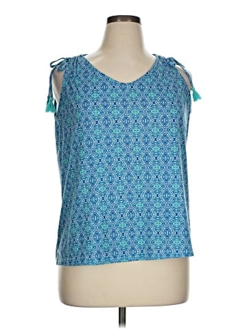 Caribbean Joe Sleeveless Blouse (view 1)