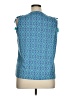 Caribbean Joe Teal Sleeveless Blouse Size XL - photo 2