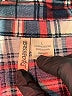 Passport 100% Polyester Plaid Blue Long Sleeve Blouse Size L - photo 7