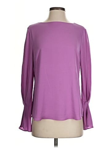 Lewit Long Sleeve Silk Top (view 1)