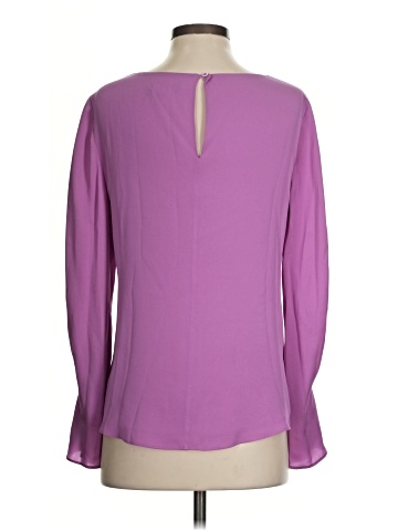 Lewit Long Sleeve Silk Top (view 2)