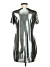 Bear Dance Metallic Silver Cocktail Dress Size M - photo 2