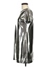 Bear Dance Metallic Silver Cocktail Dress Size M - photo 5