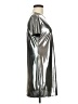 Bear Dance Metallic Silver Cocktail Dress Size M - photo 4