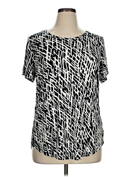 Jm Collection Short Sleeve Blouse
