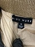 MIOU MUSE Metallic Gold Formal Skirt Size S - photo 4
