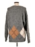 Madewell Argyle Gray Pullover Sweater Size L (estimated) - photo 2