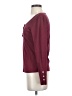 Unbranded Burgundy Long Sleeve Henley Size S - photo 5