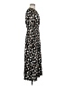 Max Mara 100% Polyester Print Black Pleated Dress Size 6 - photo 4