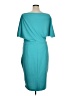 Alexia Admor Solid Teal Casual Dress Size 1X - photo 2