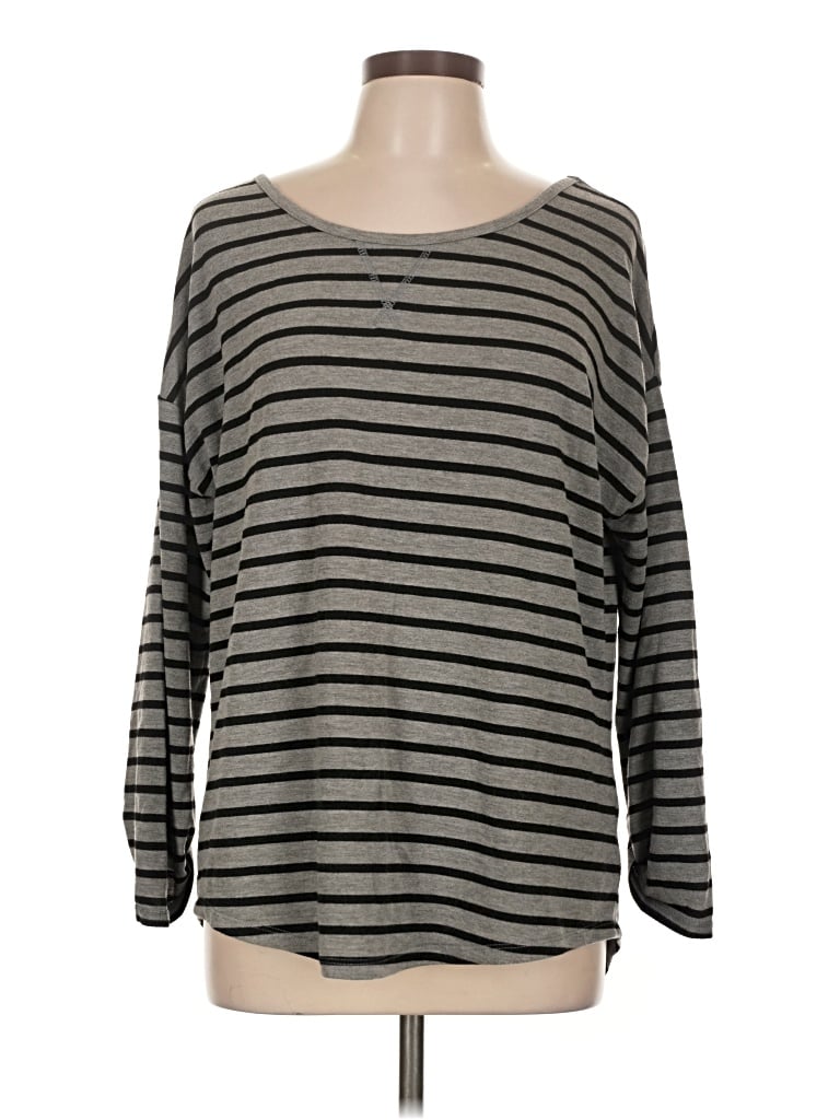 Pre-owned White Stag 3/4 Sleeve T-shirt In Gray