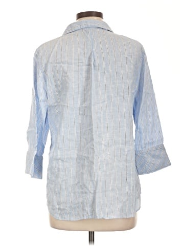 Chico's 3/4 Sleeve Button-Down Shirt (view 2)