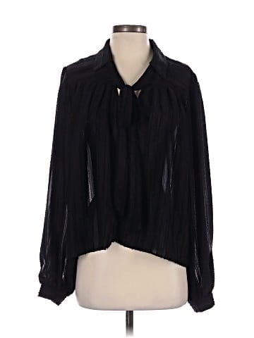 Line & Dot Long Sleeve Blouse (view 1)
