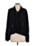 Line & Dot 100% Polyester Black Long Sleeve Blouse Size M - photo 1