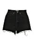 RE/DONE 100% Cotton Black Denim Shorts Size 24 waist - photo 1