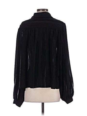 Line & Dot Long Sleeve Blouse (view 2)