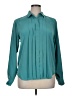 J.G. Hook 100% Polyester Teal Long Sleeve Blouse Size 14 - photo 1