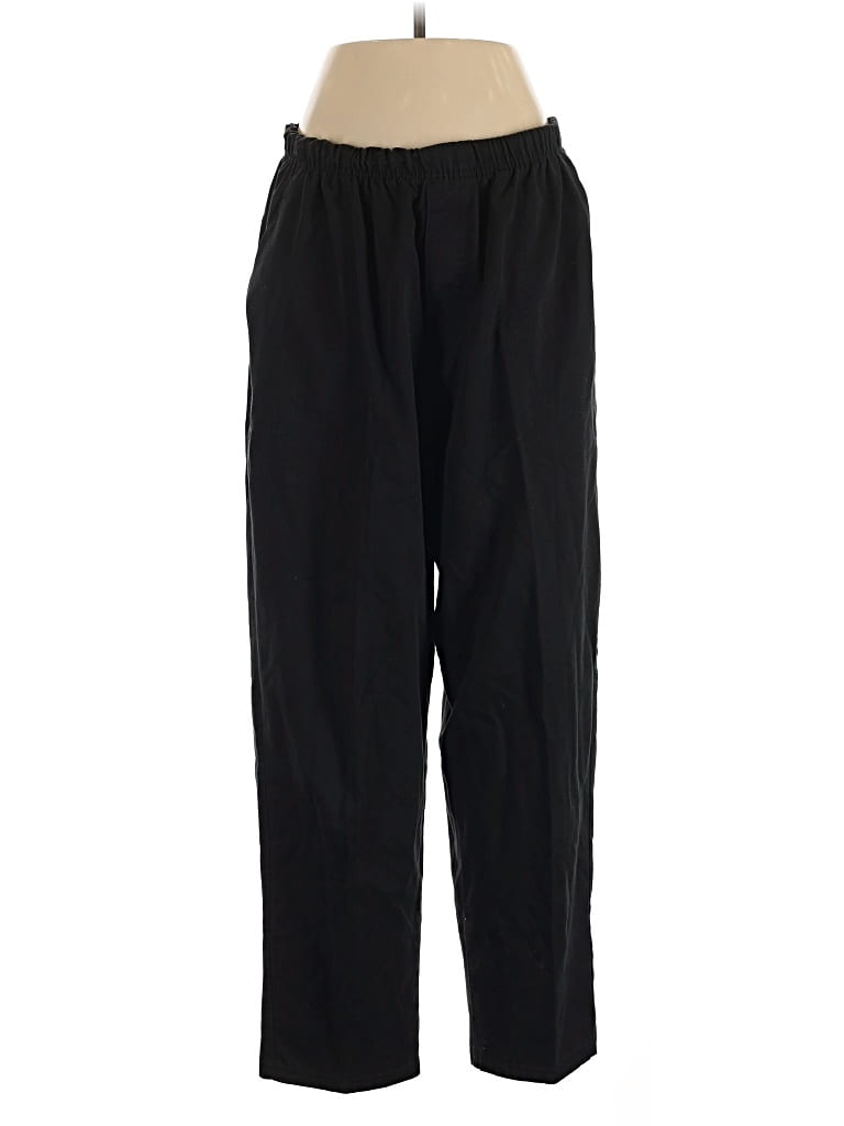 Pre-owned White Stag Casual Pants In Black